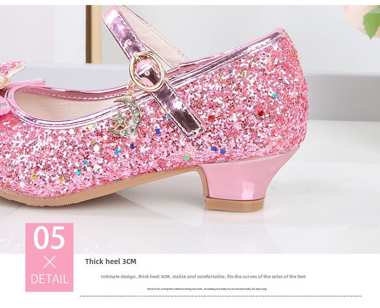 Tocuri înalte de cristal pentru fete, primăvara 2025, prințesă