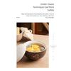 Japanese Creative Ceramic Soup Bowl with Cartoon Cats Cover Designs 550ML Capacity Microwave Dishwasher Safe Tableware