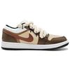 Jordan Air Jordan 1 'Panda Low top Vintage Basketball Shoes Women's Beige Brown DC0774-101(Team131-)