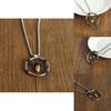 2024 Fall Cyberpunk 2077 Pendant Chain With Electroplated Alloy Geometric Style For Unisex