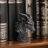 Dark Sheep-Headed Ornament, 3D Printed Gothic Devil Sculpture, with Detailed Horn Texture Desktop Statue, for Home Decoration
