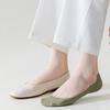 Pair Women Low Cut Liner Socks Non-slip Breathable Sweat-Absorbent Invisible Socks Summer
