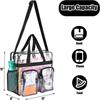 Mini Transparent Clear Backpack Large Capacity Waterproof Shoulder Bag for Stadium Entry School Travel Work