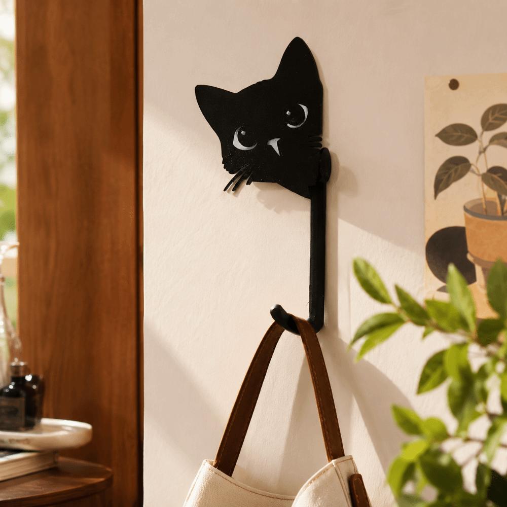 Cute Cat Hooks Decorative Key Holder Unique Kitten Wall Hooks  Bathroom
