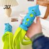 Durable Dog Chew Toys Octopus Squid Toy, Interactive Tug Squeaky Pet Molar Toy with Washable Squeak for Pets Fabric Strips, Waterproof Dogs,