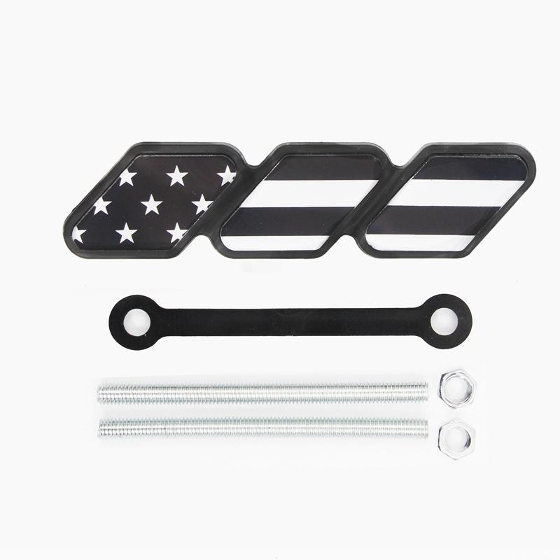 3 Colors Grille Badge Emblem For Toyota TRD Tacoma Tundra 4Runner Highlande Rav4 Strip Of Air Inlet Grille Auto Accessories