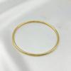 1Pc Elegant Gold Plain Bangle, Timeless Wedding Jewelry, Perfect for Valentine's Day, Anniversary & Birthday Gift