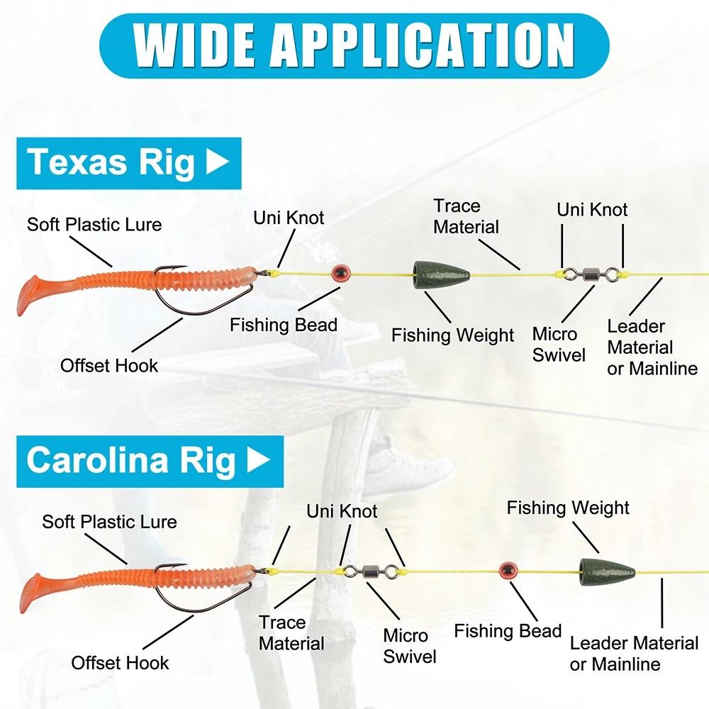 55Pcs Fishing Weights Sinkers Bullet Fishing Sinkers Worm Weights for Bass Fishing Carolina Rig Texas Rig Slip Sinkers Weights