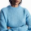 Spring New Arrival Basic Style Loose Casual Sweater round Neck Mohair Blended Sweater 1097008
