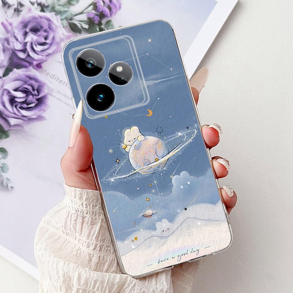 For Realme GT7 5G Case RMX5061 New Luxury Painted Cover Soft Slim Phone Case For Realme GT 7 Pro GT7 T RealmeGT 7T Fundas Bumper