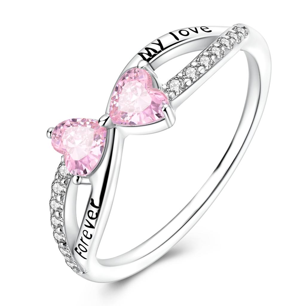 Original 925 Silver Ring For Woman Star Sun Butterfly Zircon For Engagement Weddling Party Fashion Jewelry