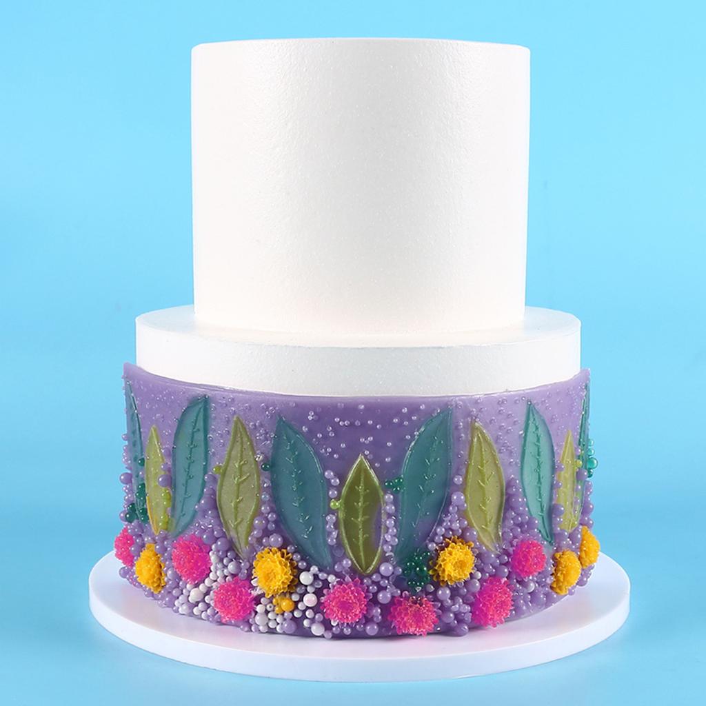 Little Rose & Leaves Mold Lace Fondant Silicone Mold Food-grade Material