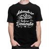 Custom Adventure Before Dementia Tshirt for Men Short Sleeves T Shirt Mountain Camping Tshirt Loose Fit Pure Cotton Tee Gift