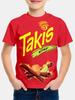 Tricou Creativ Amuzant cu Chipsuri Imprimat 3D Takis Personalizat Modă Copii Gât Rotund Mânecă Scurtă Băieți Fete Copii Topuri Casual