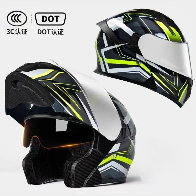 DOT Certified Motorcycle Helmets Men Women's Uncovering All Seasons Universal Riding Off-road Full AD Factory