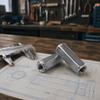 10pcs Straight Fitting Hex Coupling Nut Zinc Plated Hexagonal Sleeve Nut  For Machinery Industry
