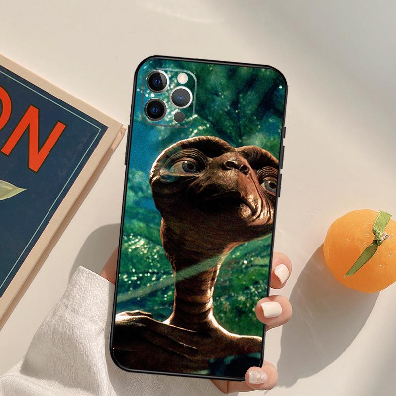 E.T. the Extra-Terrestrial Funda Case For iPhone 16 Pro Max 15 14 11 12 13 Pro Max Mini XR 16e 16 15 Plus Phone Cover