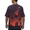 Jordan FW24 Jumpman Series Gradient Comfortable Soft Short Sleeve T-Shirt Men Tops Red Black HJ2317045