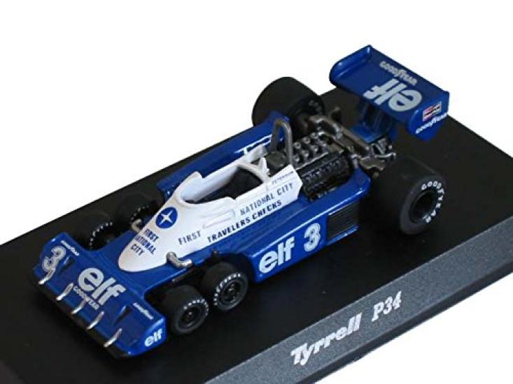 

Коллекция миниатюрных автомобилей Kyosho Tyrrell F1 P34 1977 Ронни Петерсон 1/64 №3