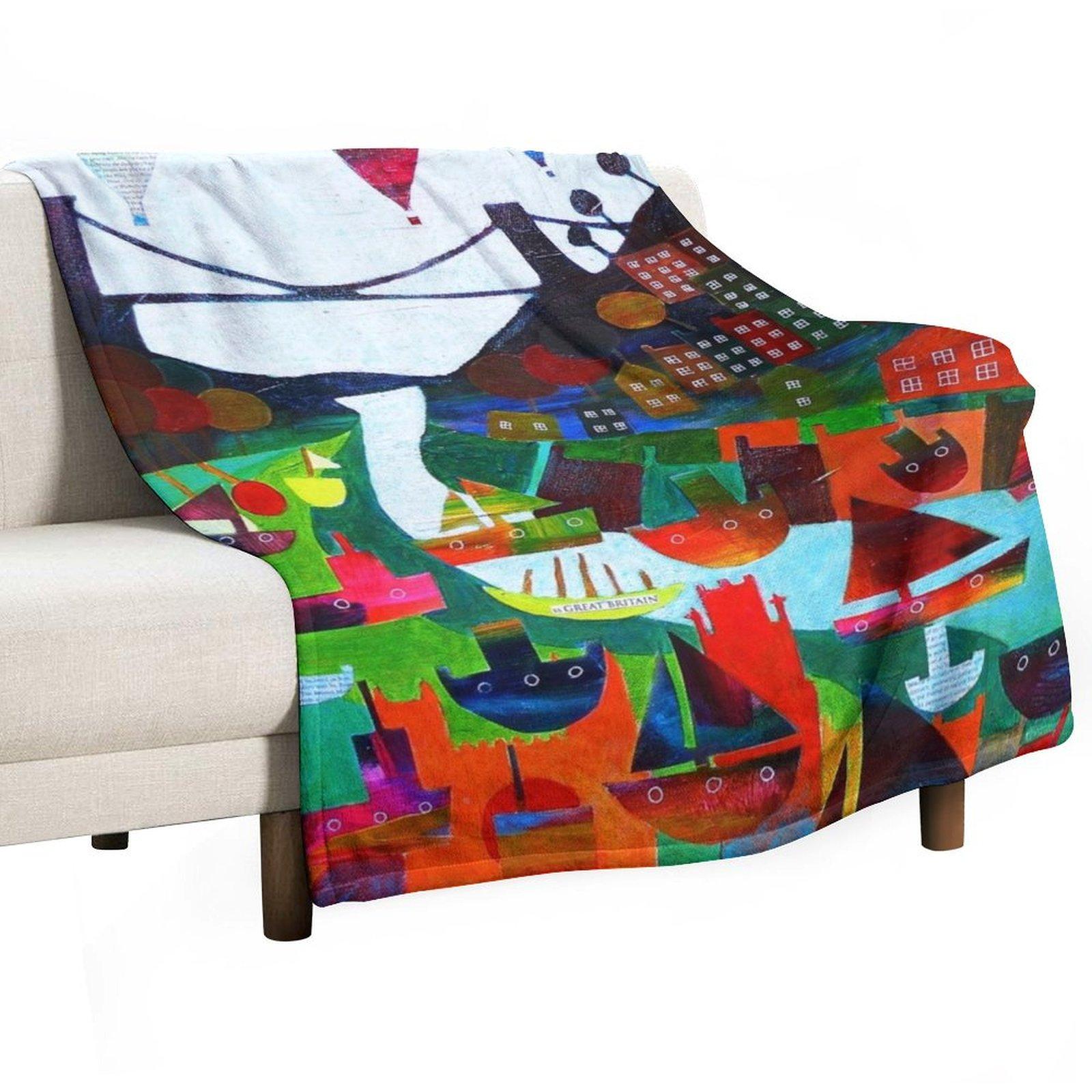 

Clifton Collage #2 Throw Blanket Luxury Thicken Sofa Quilt Bed covers Baby Blankets 30x40in