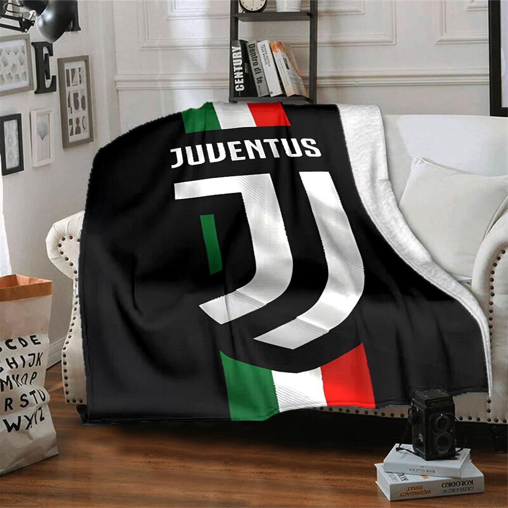 1pc Juventus Blanket, Gift, for Men and Women, Soft Blanket, Good for Sofa Bed Couch Travel, Lightweight Flannel Blanket