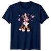 Bernese Mountain Dog Puppy Heart Glasses Bubblegum Dogs Unisexs TShirt Unisexs