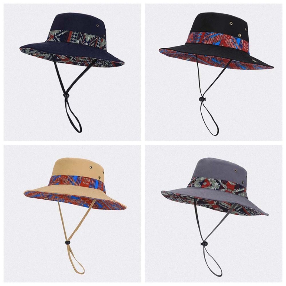 Sombrero Quick Drying Hiking Cap Breathable Sunshade Cowboy Hat Sun Cap Sunscreen Basin Cap  Summer
