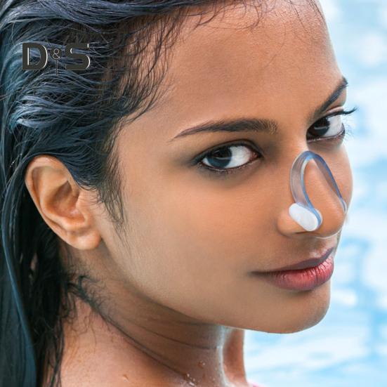 Svømming Neseklemme Myk Silikon Vannsport Øvingsutstyr Sklisikkert Vanntett Dykking Dusj Snorkling Surfing Neseklips for alle aldre