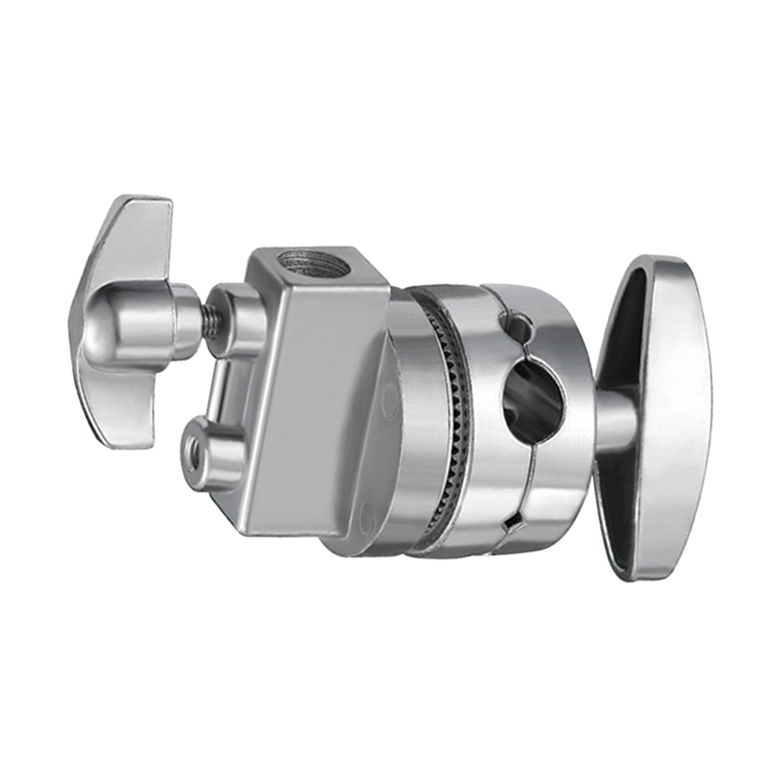 

Grip Head for Light Stand Metal Grip Swivel Head Clamp for Flash Reflector Photographic Equipment Flag Board Extension Arm серебряный