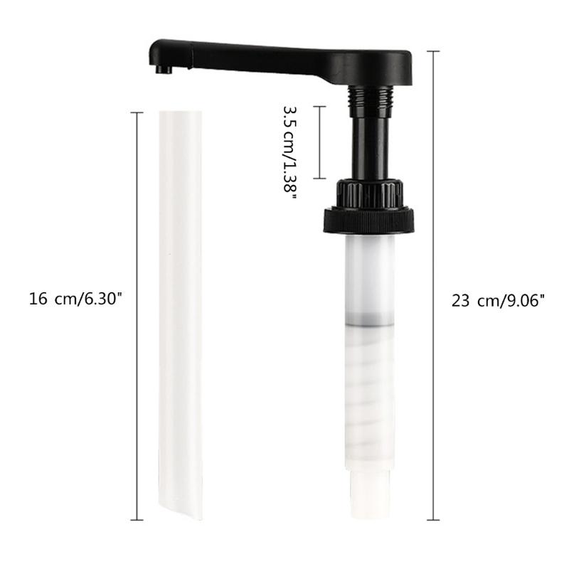 Set of 3/2 Hand Press Quantitative Pump Convenient Sauces Dispensers Practical Syrups Pump Liquid Dispensers Pump