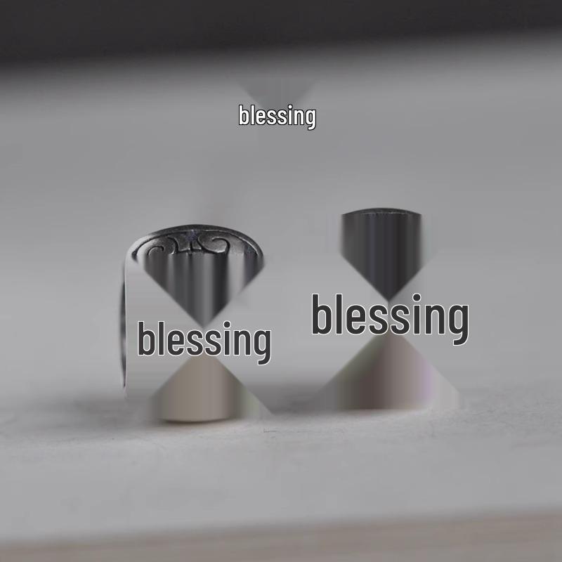 Hollow Double Happiness Circle Earrings: Retro Fashion Style for Women. Needle Back, Versatile & Individualistic Design.