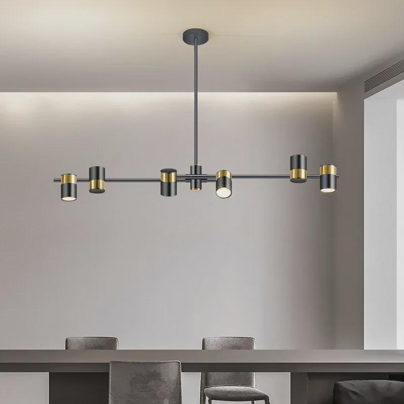Modern Post-Modern Multi-Head LED Chandelier: Stylish Luxury for Dining Tables, Restaurants, and Bars