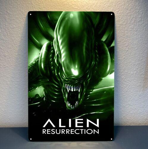 

Alien Resurrection Scifi Movie Metal Poster Tin Sign 20x30cm PlateAluminum 20x30cm（7.8x11.8inch）