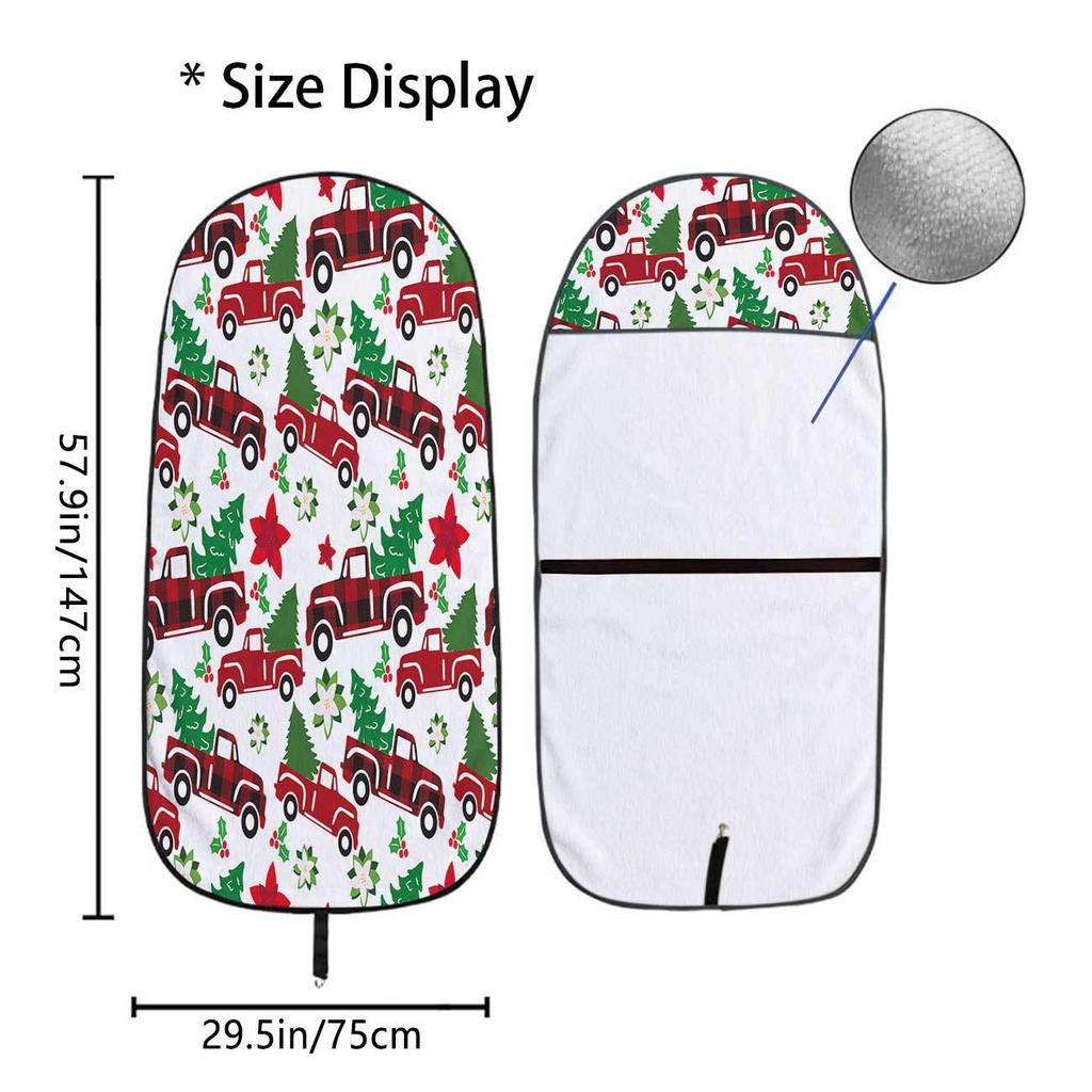 Universal Car Seat Towel Cover for Front Seat - Gym & Workout Ready, All-Season Protection
