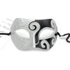 Halloween Mask Plastic Dual Color Carved Headpiece For Costume Party And Theatrical Performance