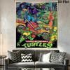 Shell Shock Tmnt Art Show Tribute Tapestry Background Cloth Fashion Print Christmas Gift Home Decor Atmospheric Background Cloth