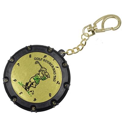 18-Hole Golf Disc Scorer - Gold/Silver