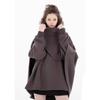 Womens Loose Fit Hooded Sweatshirt Casual Geometric Pullover Outerwear