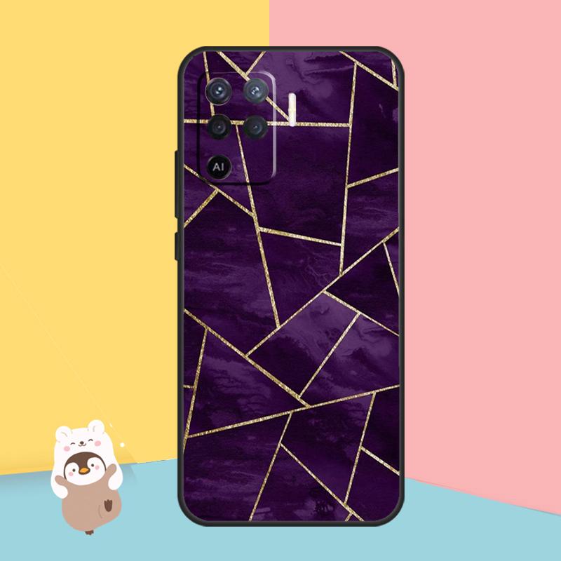 

Чехол с геометрическим абстрактным кристаллом для OPPO A54 A74 A94 A52 A72 A83 A91 A93 A15 A16 A5 A9 A31 A53 A53S 2020, задняя крышка OPPO A94 5G