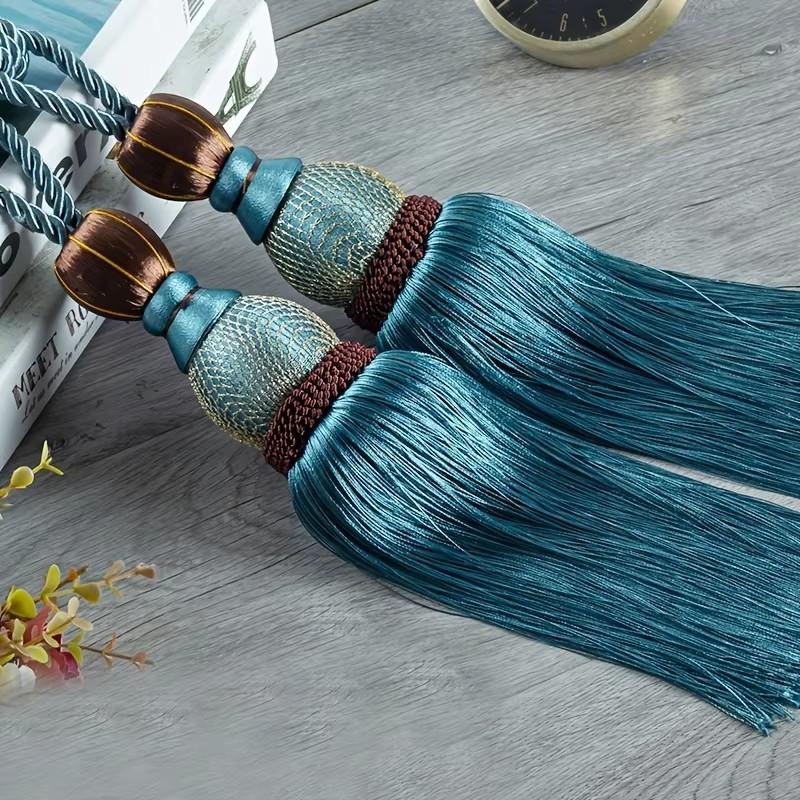 

Gold wire mesh European style curtain strap hanging ball tie rope hanging ball hanging tassel tied flower hook tassel Universal code