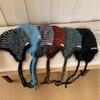 Wol gestreepte riem hoed dames winter pluizige oorbescherming hoed warm en koud gebreide pullover hoed vlieger hoed mode
