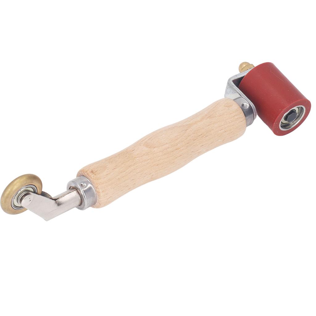 Seam Roller 40mm Silicone Seam Roller with 6mm Brass Detail Roller Smoothing Seam Roller Tool for PV