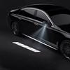 C200 E300 Hot 2026 For Benz 2PCS LED HD Car Angel Wings Welcome Lamps Rearview Mirror Carpet Light for Mercedes Benz AMG Auto At