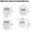8-Tone Acrylic Mini Kalimba, Portable Clear Sound Finger Thumb Piano Ideal Music Gift for Kids Adults Beginners