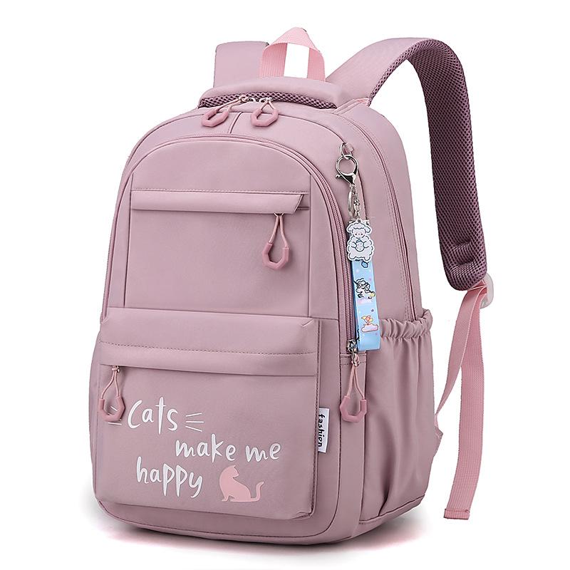

Korean Style Women s Lightweight Backpack: Casual, Large Capacity for Students