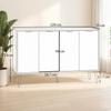 Stylish storage cabinet with lots of storage space, four-door sideboard, elegant lowboard (only with storage cabinet)
