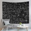 Mathematical Formula Tapestry Education Knowledge Poster Tapestry Art Wall Hanging Home Living Room Bedroom Dorm Tapestries