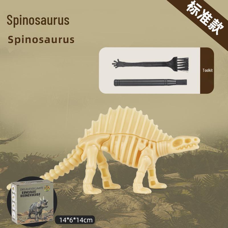 Dinosaur Fossil DIY Excavation Toy - Educational Handmade Archaeology Kit for Kids