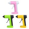 Small Cordless Hot Glues Guns Rechargeable with 2000mAh Battery Quick Heating 5 Minutes Auto Shut Off and Copper Nozzle