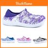 Women's Summer Garden Wooden Shoes With Breathable Openwork Upper And Soft Sole Design
